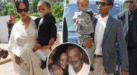 Somber Rihanna attends dad Ronald Fenty’s Barbados funeral with A$AP Rocky and sons