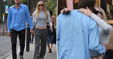 Sophie Turner and beau Peregrine Pearson spotted canoodling in London after reconciliation