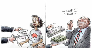 Government Handouts by Adam Zyglis, The Buffalo News