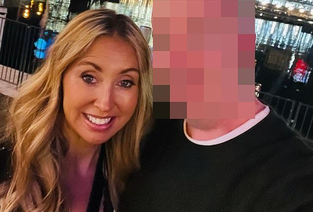 Lisa Lewis, 43, claims Jack*, 42, (pictured together) used his official access to live footage across the state to secretly spy on her during nights out