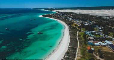 Lancelin is a coastal town that is popular among tourists