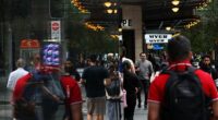Australia's unemployment rate has shot up to the highest level since late 2021 when Sydney and Melbourne were emerging from Covid lockdowns (pictured is Sydney's Pitt Street Mall)