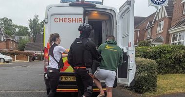 Cheshire Police cops staged a series of raids targeting alleged members of an Albanian crime gang on Wednesday