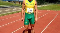 The Aussie athletics community has been devastated by the death of Tommy Oswald (pictured)