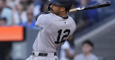 Trent Grisham belts homer in return to Yankees lineup after hamstring issue