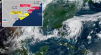 Tropical Storm Chantal strengthens as it nears landfall in South Carolina