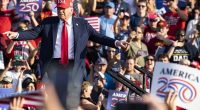 President Donald Trump takes the stage at the Iowa State Fairgrounds Thursday night in Des Moines to kick off a year's worth of 'America 250' events - including, Trump said, a UFC fight on the White House's grounds