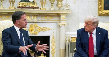 Trump said he'll be imposing 'very very powerful' secondary tariffs on Russia in 50 days