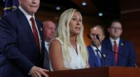 Rep. Marjorie Taylor Greene (R-GA) is calling out the Trump administration's surprise move to pushing a new policy to arm Ukraine with munitions paid for by European allies. It comes after she blasted the U.S. strike on Iranian nuclear facilities