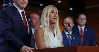 Rep. Marjorie Taylor Greene (R-GA) is calling out the Trump administration's surprise move to pushing a new policy to arm Ukraine with munitions paid for by European allies. It comes after she blasted the U.S. strike on Iranian nuclear facilities