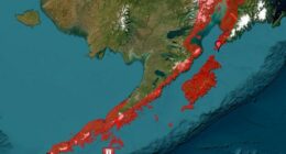 The tsunami could hit coastal areas of southwestern Alaska, including communities from Kennedy Entrance near Homer to Unimak Pass near Unalaska, with potential impact on Kodiak Island, the Alaska Peninsula and parts of the eastern Aleutian Islands