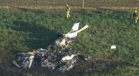 A light plane crashed at Oakey Airport, north of Toowoomba in Queensland, at 3pm on Saturday