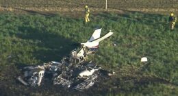 A light plane crashed at Oakey Airport, north of Toowoomba in Queensland, at 3pm on Saturday
