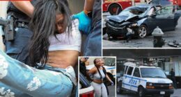 Two killed in NYC after speeding, stolen car ‘full of drugs and booze’ plows into sidewalk: Cops, sources