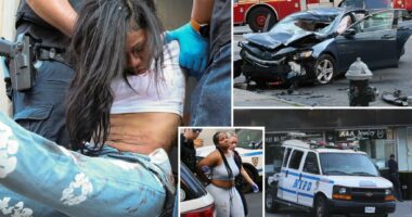 Two killed in NYC after speeding, stolen car ‘full of drugs and booze’ plows into sidewalk: Cops, sources