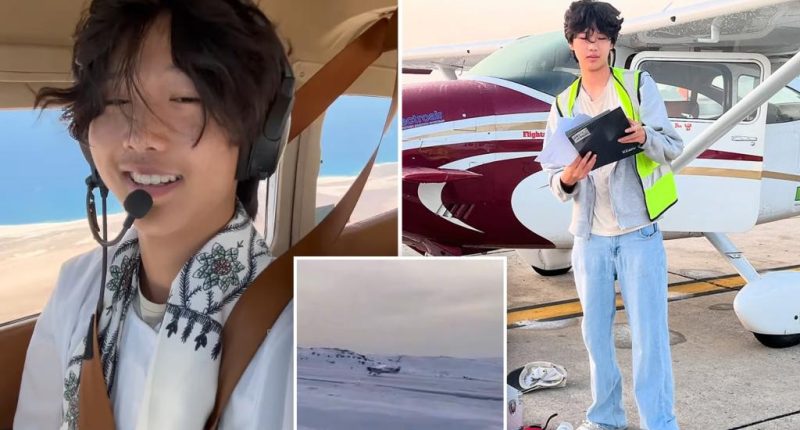 US teen Ethan Guo detained in Antarctica while venturing on solo flight to 7 continents to raise money for childhood cancer research