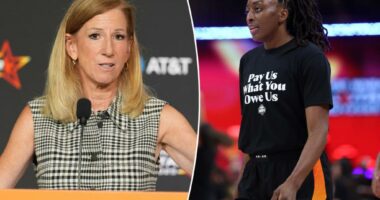 WNBA’s Cathy Engelbert counters on ‘constructive’ CBA talks as players send message before All-Star game