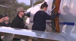 German backpacker Carolina Wilga (pictured) was airlifted to hospital in Perth after going missing in rural Western Australia for 12 days