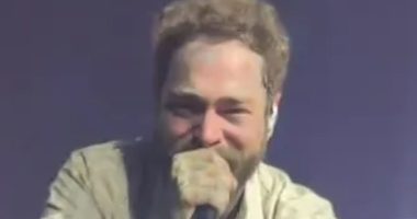 Watch the shocking moment Post Malone falls off stage mid-gig – leaving fans screaming in fear