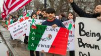 The Mexican-American community in southwest Detroit held a rally in March 2025, asking ICE to leave the immigrant community alone.