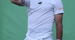 Jordan Thompson's impressive Wimbledon march has continued, with the wounded warrior storming into the fourth round for the first time after beating Italian Luciano Darderi