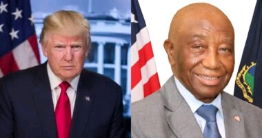 “You were educated where? “- Donald Trump queries Joseph Boakai about his English accent