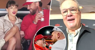 ‘Modern Family’ star Eric Stonestreet gushes over Taylor Swift’s romance with his ‘great’ pal Travis Kelce
