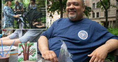 ‘Sketchy’ DA: Bragg paints tree, as junkies get free needles and nod off in NYC’s famed Washington Square Park