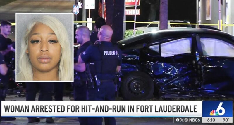 'Boyfriend told her to run': Woman with awful driving record slams into car, killing 1 and injuring 3, tries to walk away 'extremely discreet,' cops say