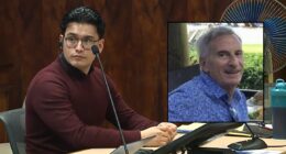 'Cement in my uncle's lungs': Relatives of murder victim lash out at killer who strangled him and covered his body in concrete in a bathtub