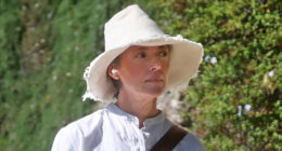 80s movie bombshell, now 58, looks chic in white on walk with dogs in very rare sighting – who is she?