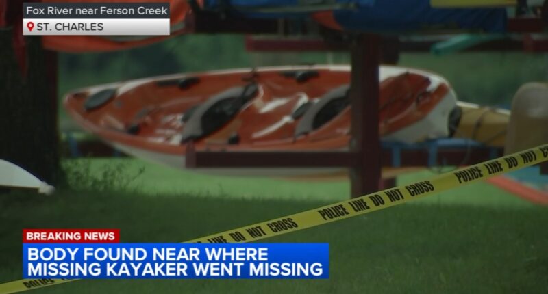 Body of missing kayaker found in Fox River in St. Charles identified: 'He did what he loved'