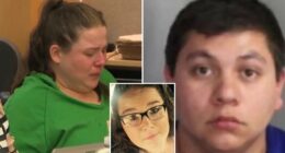 California babysitter weeps as she’s sentenced to 100 years in prison for delivering young girls to boyfriend so he could molest them