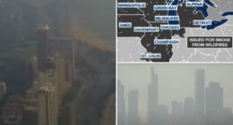 Chicago, Minneapolis smothered with worst air quality in world as Canadian wildfire smoke returns