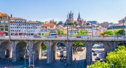 The millionaire motorist, and repeat offender, was caught on camera hurtling along a Lausanne street at 48mph in a 31mph zone