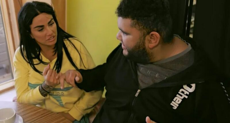 Emotional Katie Price reveals Harvey was in tears on the phone after she dropped him off at new home