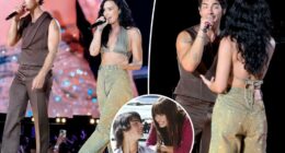 Exes Joe Jonas and Demi Lovato reunite for ‘Camp Rock’ performance — and her husband has the best reaction