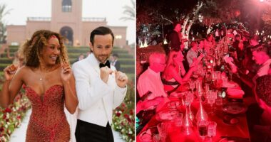 First look at Mel B’s second wedding in Morocco – but did all the Spice Girls attend?
