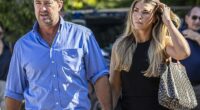 Outback Wrangler Matt Wright arrives at an NT court this week with his wife Kaia Wright