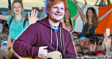 Ginger-haired pop megastar Ed Sheeran ’caused earthquake’ after thousands of fans jumped to hit songs at packed concert