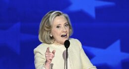 Hillary Clinton (pictured) was mocked as a 'big-time loser' as she led the Democrats' out of touch response to Donald Trump's announcement that the feds would takeover policing Washington