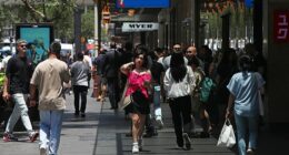 Aussie home borrowers have been given some more relief with the Reserve Bank cutting interest rates again for the third time this year (pictured is Sydney's Pitt Street Mall)