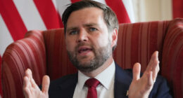 JD Vance Packs On The Eyeliner For Golf In The UK As His Gray Sideburns Do Him Dirty