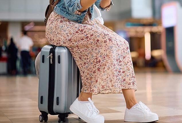 A 27-year-old woman has been arrested after she was travelling on a bus with a two-year-old in her suitcase (stock image)