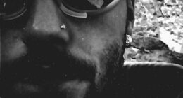 Justin Bieber shared a closeup black and white selfie on Saturday and added a cryptic Instagram caption