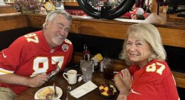 Ed Kelce announced on Facebook that his partner Maureen Maguire has passed away