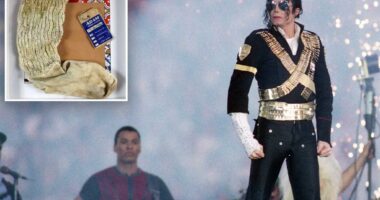 Michael Jackson’s dirty stage sock sells for nearly $9K at French auction