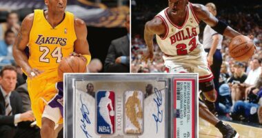 One-of-a-kind basketball card signed by Michael Jordan and Kobe Bryant could net record-breaking $6M