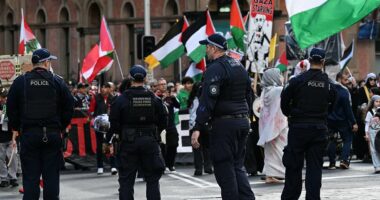 Pro-Palestine protest LIVE updates: Sydney Harbour Bridge is shut down ahead of 50,000-strong demonstration - as cops issue final warning