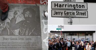 San Fransisco street named for Grateful Dead’s Jerry Garcia during celebration of legendary band